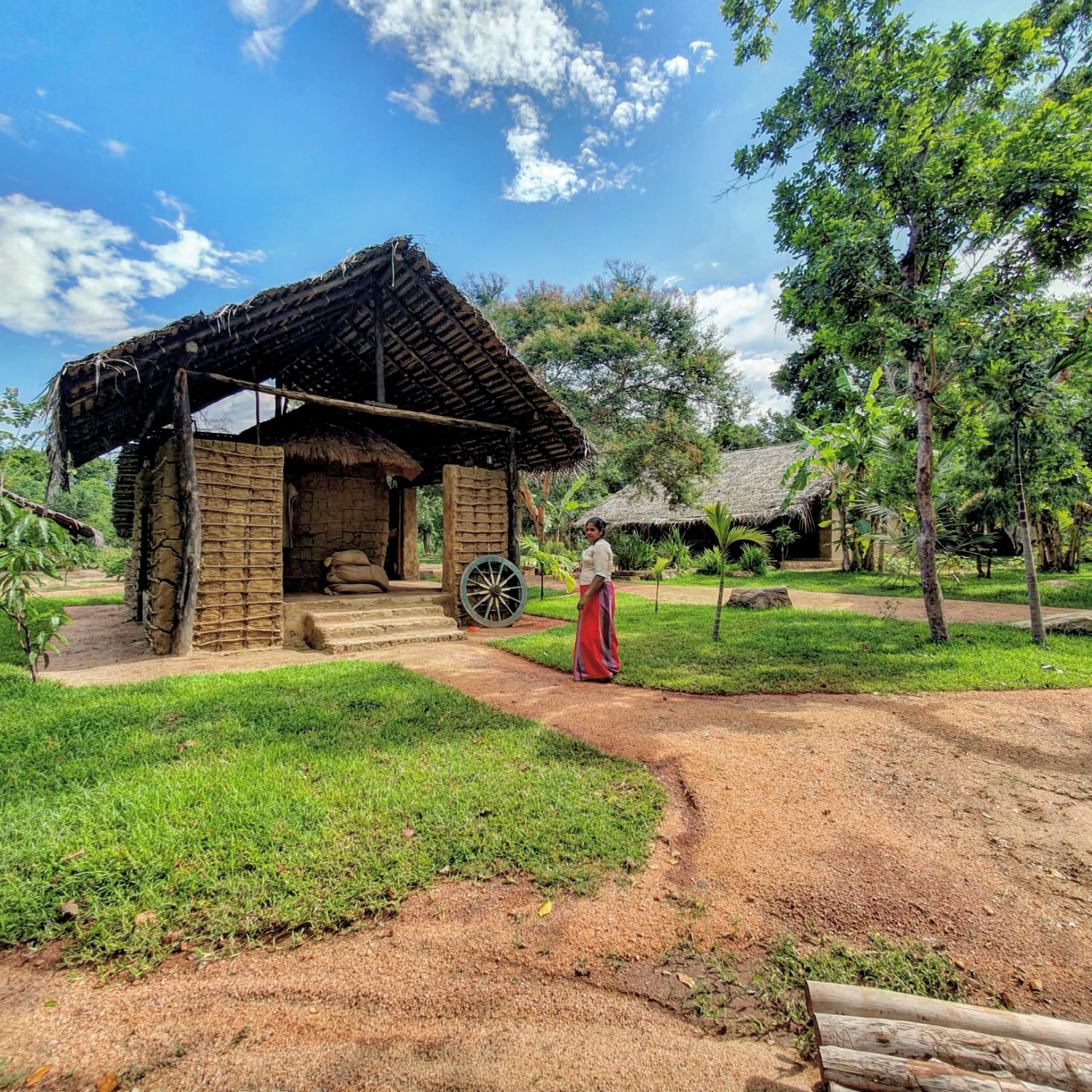 Ancient Village Anuradhapura Sri Lanka Monsrilanka 